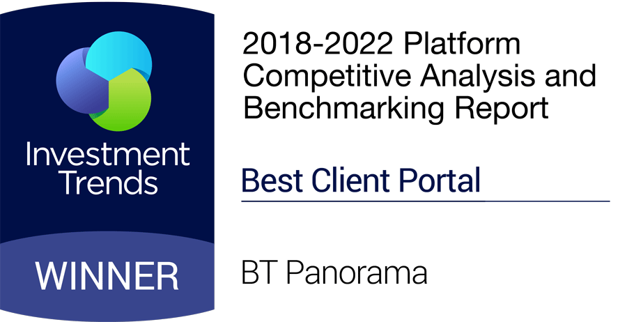 Investment Trends award for Best Client Portal 2022