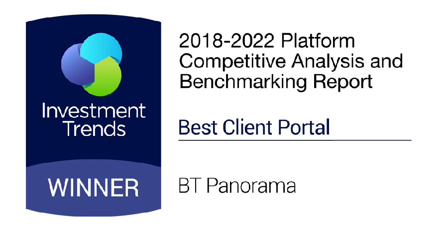 Investment Trends award for Best Client Portal 2022