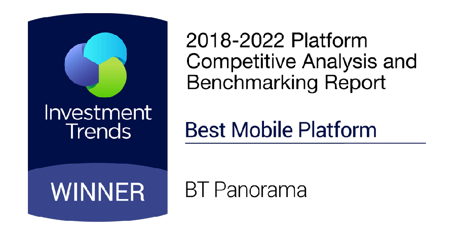 Investment Trends award for Best Mobile Platform 2022