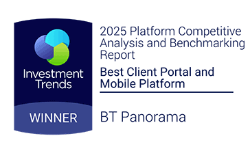 Investment Trends awards - Best Client Portal and Mobile App 2025