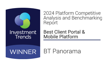 Investment Trends award for Best Client Portal 2024