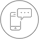 mobile chat icon