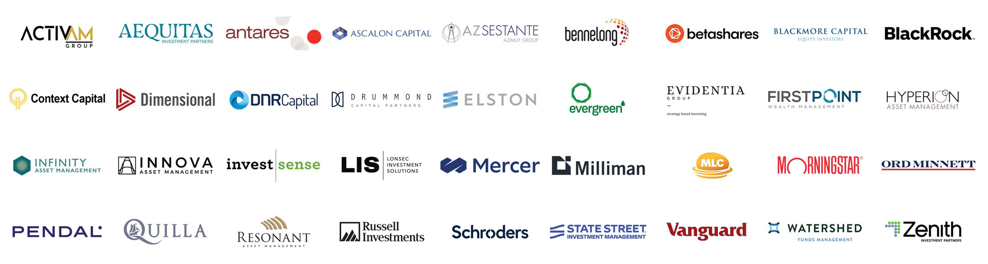 Investment partner logos